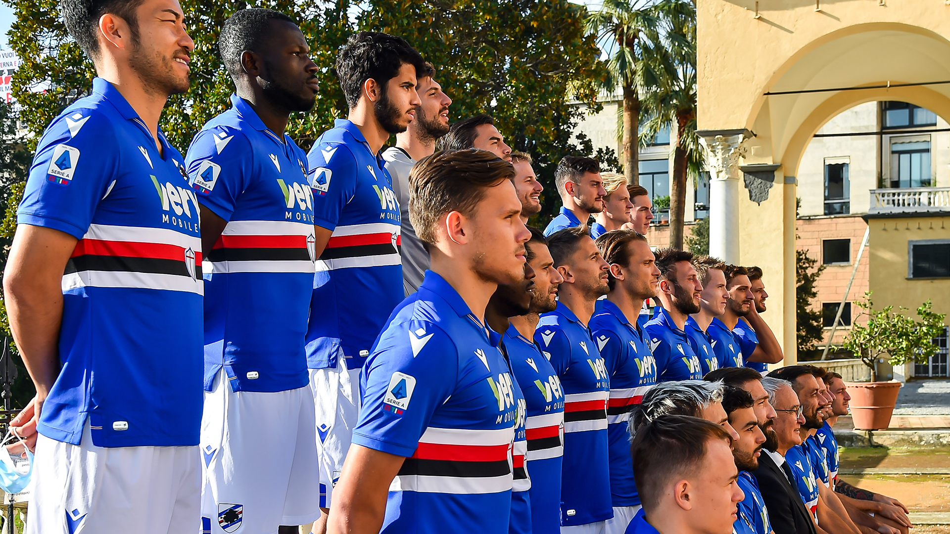 Foto Di Squadra Storica Per La Sampdoria 2020 21 Il Backstage U C