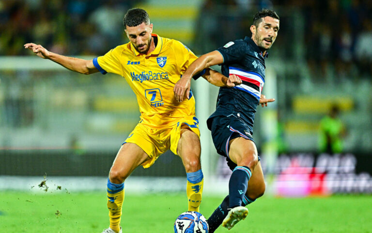 La Sampdoria parte con un pareggio: 2-2 a Frosinone