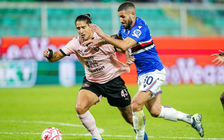 A Tutino risponde Di Francesco: la Samp prende un punto a Palermo