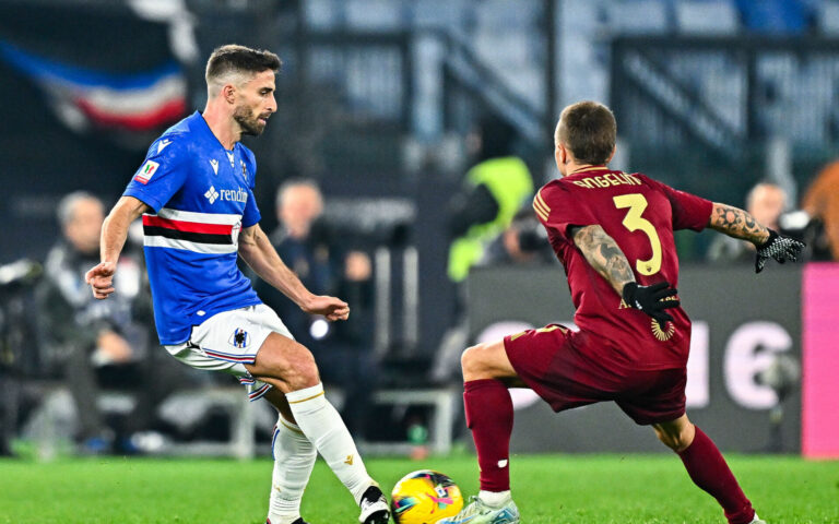 Yepes a segno ma passa la Roma: Samp fuori dalla Coppa Italia