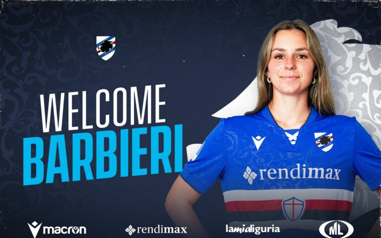 Sampdoria Women: Barbieri è una nuova blucerchiata