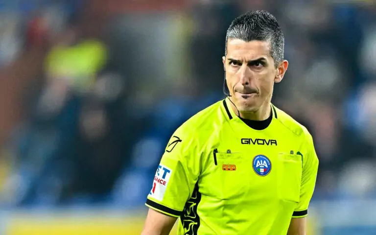 Arbitri: cambia l’arbitro di Reggiana-Samp, dirigerà Marinelli